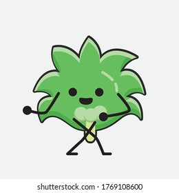 Ilustración del carácter vectorial de árbol de coco 