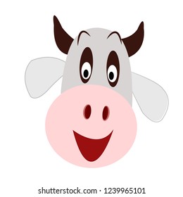 Illustration of cute cow