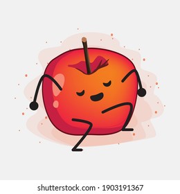 Eine Illustration des Vektorzeichens von Cute Crab