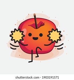 Eine Illustration des Vektorzeichens von Cute Crab