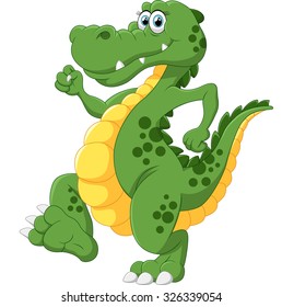 illustration of cute crocodile