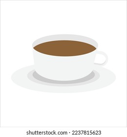 Illustration of a Cute Cup of Coffee