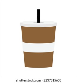 Illustration of a Cute Cup of Coffee