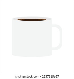 Illustration of a Cute Cup of Coffee