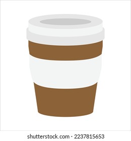 Illustration of a Cute Cup of Coffee