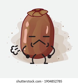 An illustration of Cute Date Palm Fruit Vector Character