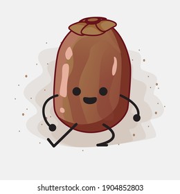 An illustration of Cute Date Palm Fruit Vector Character