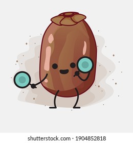 An illustration of Cute Date Palm Fruit Vector Character