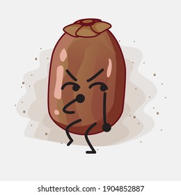 An illustration of Cute Date Palm Fruit Vector Character