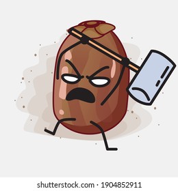 An illustration of Cute Date Palm Fruit Vector Character
