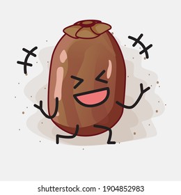 Ilustración del carácter vectorial de la palma de fecha corta