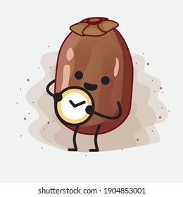 Ilustración del carácter vectorial de la palma de fecha corta