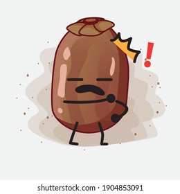 Ilustración del carácter vectorial de la palma de fecha corta
