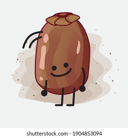 Eine Illustration von Cute Date Palm Fruit Vector Character