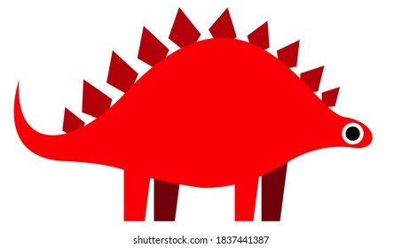 illustration of a cute dinosaur