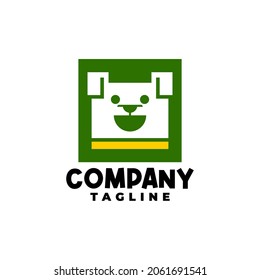 illustration of a cute dog for any business logo related to a dog or pet.