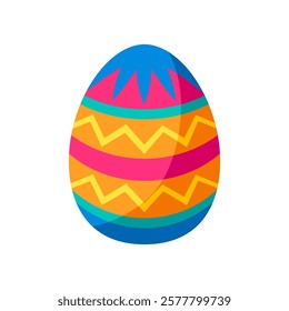 Illustration of cute Easter egg.