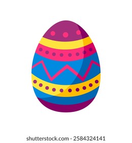 Illustration of cute Easter egg.