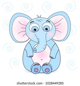illustration of a cute elephant