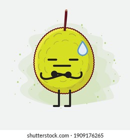 An illustration of Cute Entawak Jackfruit Mascot Character