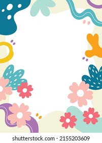 Illustration von süßem floralem Hintergrund