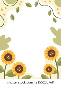 Illustration von süßem floralem Hintergrund