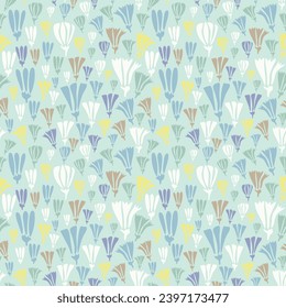 Illustration of cute flower pattern.