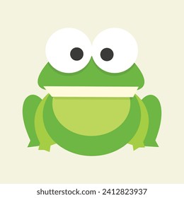 illustration of cute frog animal
