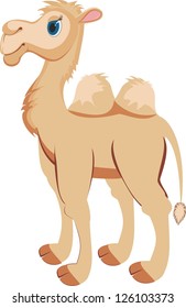 Illustration of cute funny camel