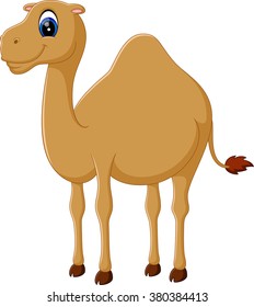 Illustration of cute funny camel