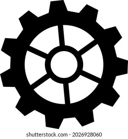 Illustration of cute gears that can be used for decoration