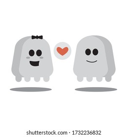 Illustration of cute ghost characters, you can use as emoticons, icons, gifts, and use as you like, 
please check the website.