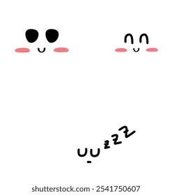 illustration cute ghost for Halloween