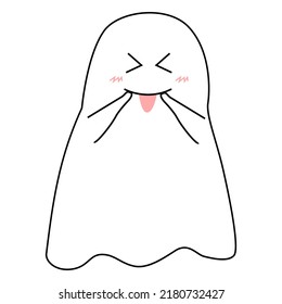 Ilustración del arte de la línea fantasma