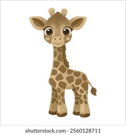 illustration of cute Giraffe, perfect for a children or kid theme