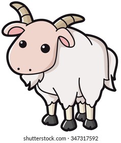 Illustration of cute goat