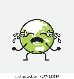Eine Illustration von Cute Green Earth Vector
