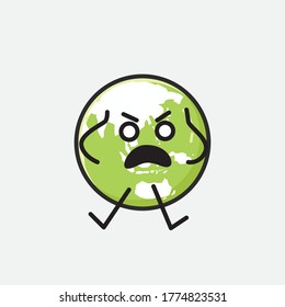Eine Illustration von Cute Green Earth Vector