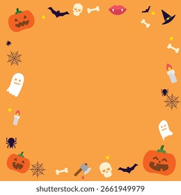 Ilustración de lindo fondo de Halloween