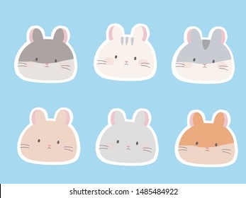 Illustration of a cute hamster.