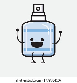An Illustration of Cute Hand Sanitizer Vector Character 