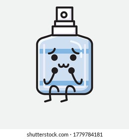 An Illustration of Cute Hand Sanitizer Vector Character 