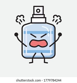 An Illustration of Cute Hand Sanitizer Vector Character 