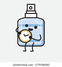 Ilustración de un carácter vectorial de manecilla corta 