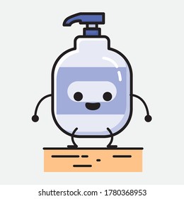 Ilustración del carácter de vector de silenciador de mano de banda ancha 