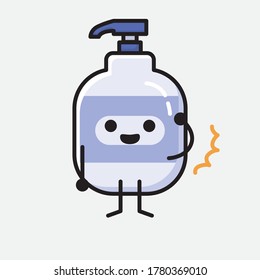 Ilustración del carácter de vector de silenciador de mano de banda ancha 