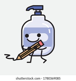Ilustración del carácter de vector de silenciador de mano de banda ancha 