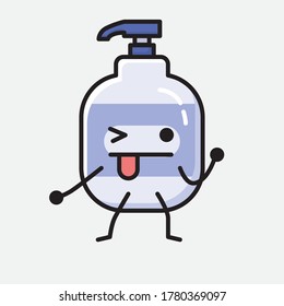 Ilustración del carácter de vector de silenciador de mano de banda ancha 