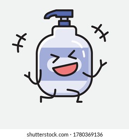 Ilustración del carácter de vector de silenciador de mano de banda ancha 