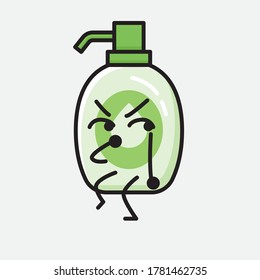 Ilustración del carácter de vector de silenciador de mano de banda ancha